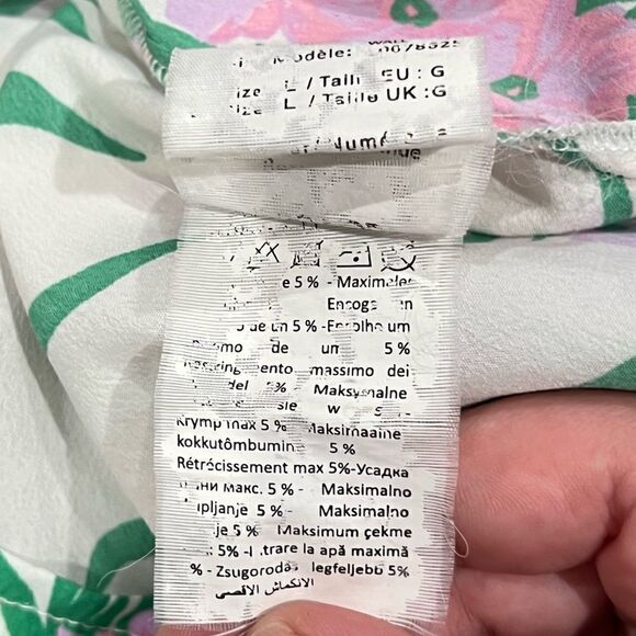 Vero Moda Halter Tropical Tank Top Women’s Large - Picture 4 of 5